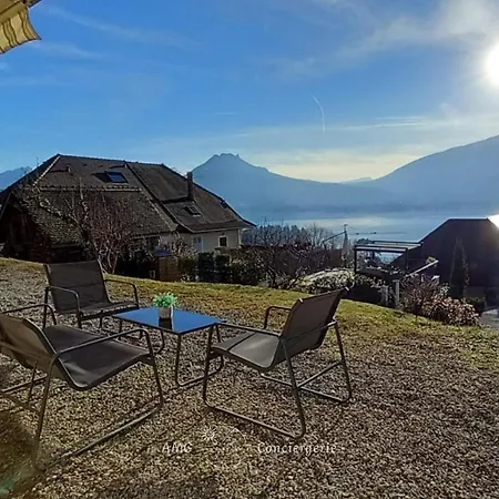 L'horizon Bleu, Splendide Vue Sur Le Annecy, A 3mn Du Apartment *
